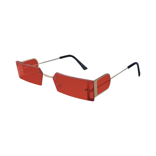 Mini Side Shield Shades in Red