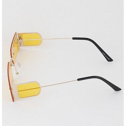 111-SA738 Mini Side Shield Shades in Yellow