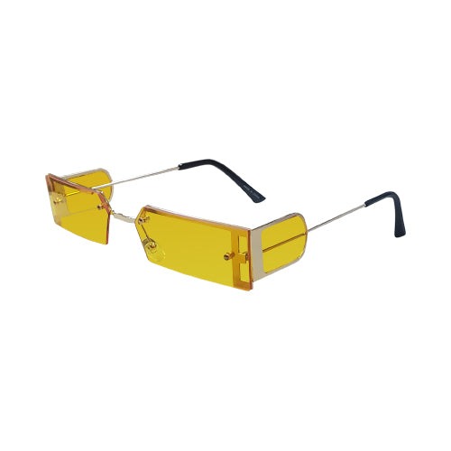 Mini Side Shield Shades in Yellow