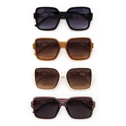 Designer Link Arm Shades in Brown