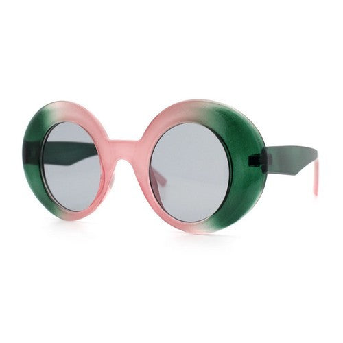 P10984 Round Bubble Shades in Green & Pink