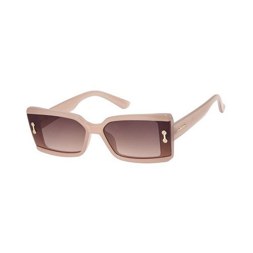 F5408AG Gold knot Detail Square Shades in Nude