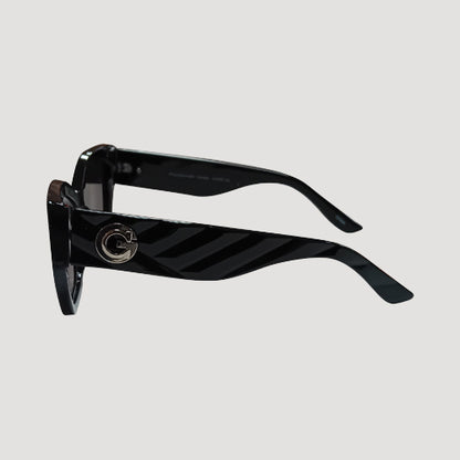 G Badge Shades in Black/Purple