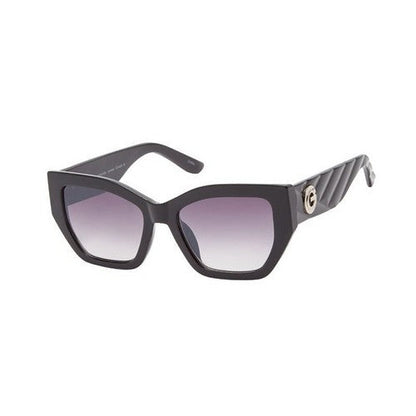 F5551A G Badge Shades in Black/Purple