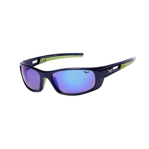 F2142SP Wings Wrap Around Sports Shades in Green