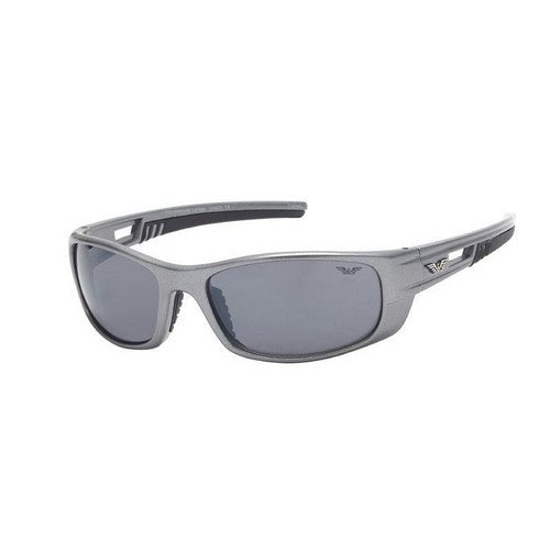 F2142SP Wings Wrap Around Sports Shades in Silver