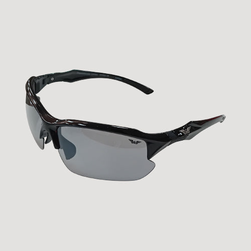 Wings Wrap Around Sports Shades in Black