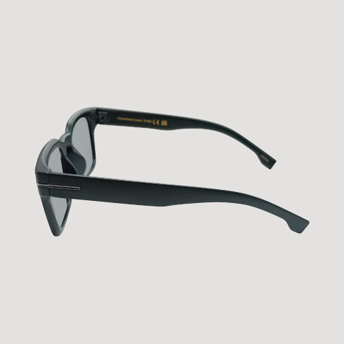 Sleek Metal Bar Shades in Matte Black