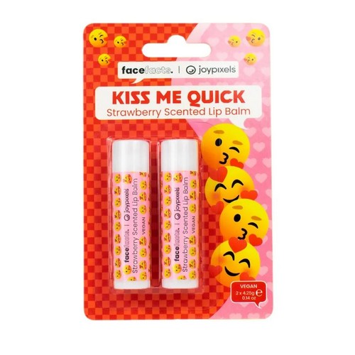 SCS17971 Joypixels Scented Lip Balm 2k in Kiss Me Quick Strawberry