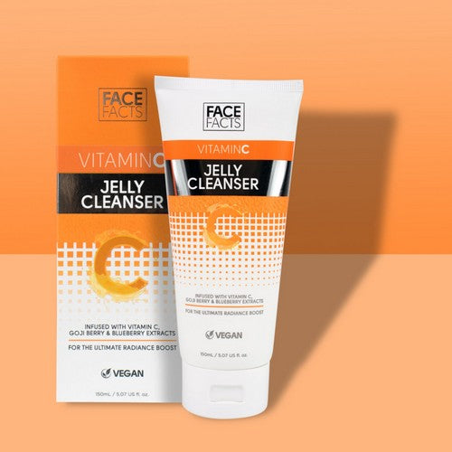 SCS13074 Face Facts Vitamin C Brightening Jelly Cleanser - 150ml 