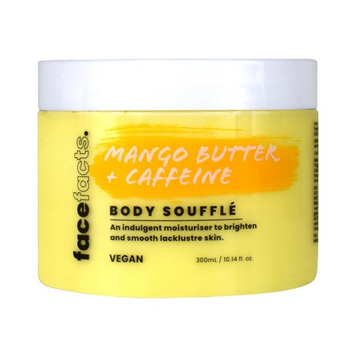 SCS20167 Face Facts Mango Butter + Caffeine Body Souffle Moisturiser - 300g