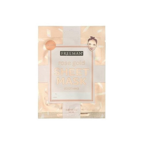 Freeman Metallic Sheet Masks in Soothing Rose Gold