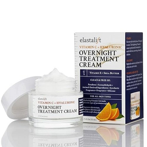 251450 Elastalift Renewing Night Cream Vitamin C Cream + Hyaluronic Acid Moisturizer