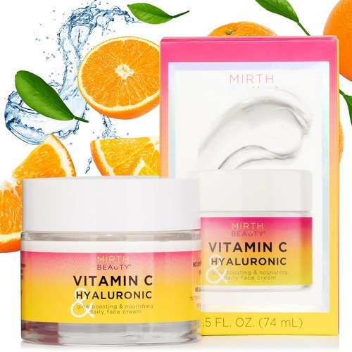 251452 Mirth Beauty Vitamin C & Hyaluronic Face Cream