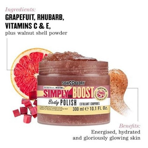 301912 Soap & Glory Simply The Boost Exfoliating Body Scrub