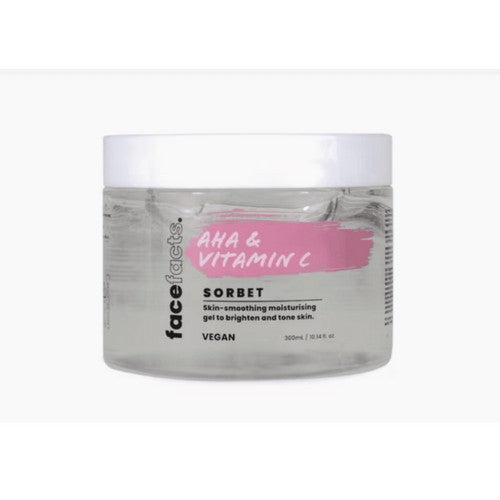 SCS20166 Face Facts AHA + Vitamin C Sorbet Moisturiser - 300g