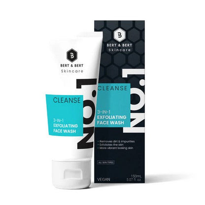 Face Facts Bert & Bert No.1 Cleanse 3-In-1 Exfoliating Face Wash - 150ml
