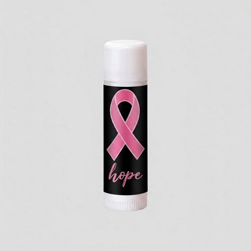 B0DLB47RNY Breast Cancer Awareness Lip Balm in Black