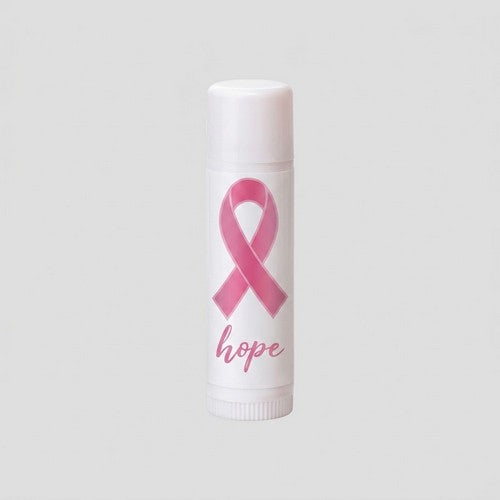 B0DLB47RNY Breast Cancer Awareness Lip Balm in White