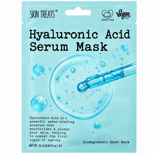 ST-SM-HA-D Skin Treats Hyaluronic Acid Biodegradable Serum Face Mask