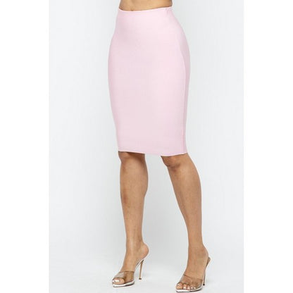 Bandage Pencil Skirt in Blush