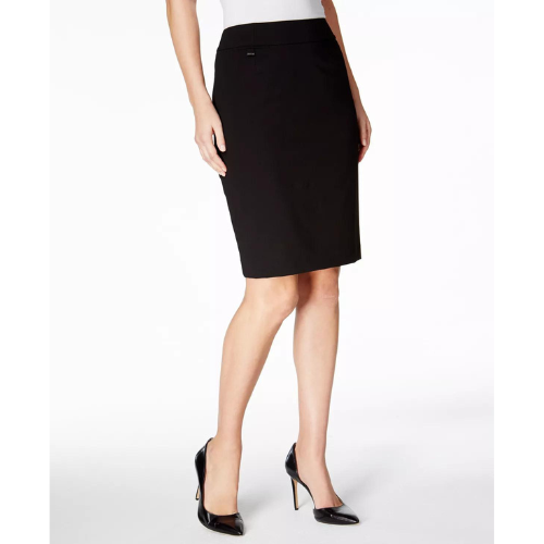 Calvin Klein Tailored Pencil Skirt Black