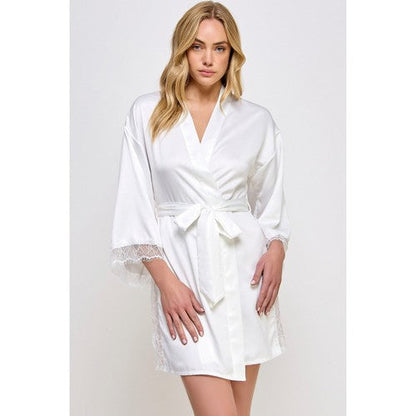 Gillian Robe in White