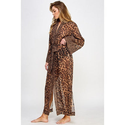 Juliana Robe in Leopard