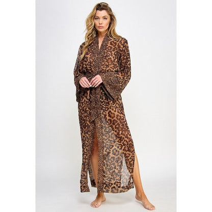 Juliana Robe in Leopard
