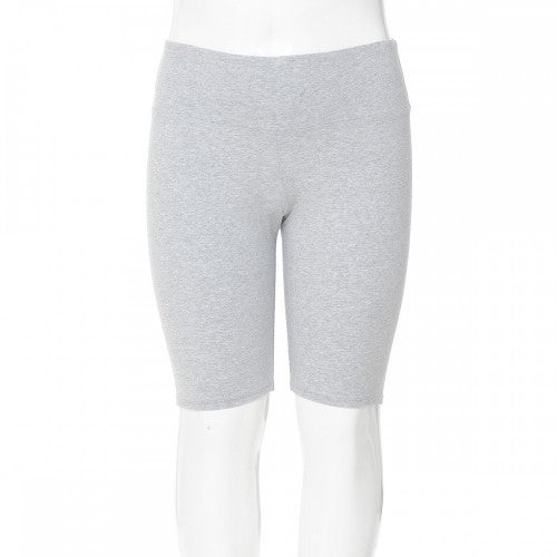 High Waist Bike Shorts Heather Grey