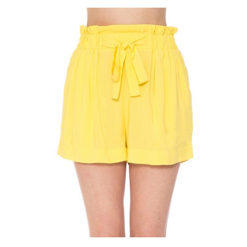 70402 Paperbag Shorts Vibrant Yellow