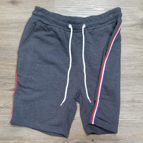 Angelo Litrico Side Stripe Jogger Shorts Dark Grey