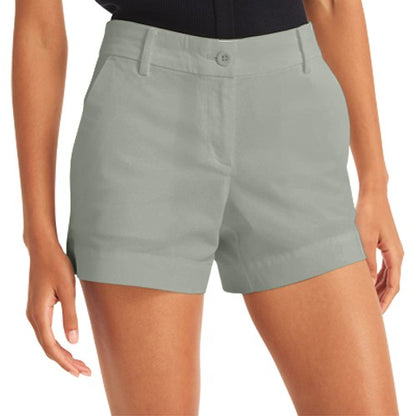 Nautica 4" Cotton Deck Shorts Olive