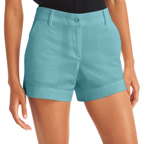 Nautica 4" Cotton Deck Shorts Turquoise