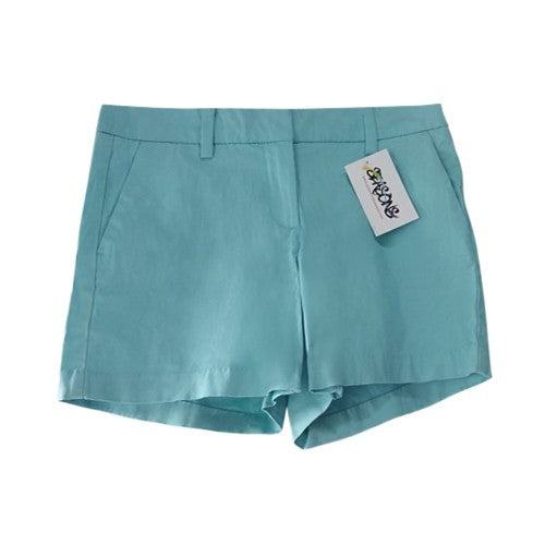 Nautica 4" Cotton Deck Shorts Turquoise