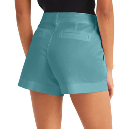 Nautica 4" Cotton Deck Shorts Turquoise