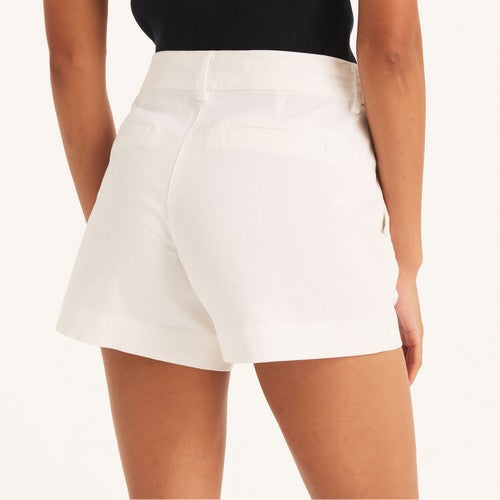Nautica 4" Cotton Deck Shorts White