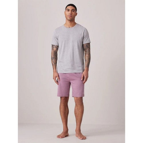 Next Lightweight Stag Logo Jogger Shorts in Lavender
