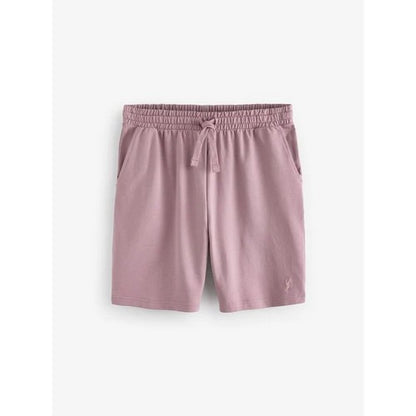 Next Lightweight Stag Logo Jogger Shorts in Lavender