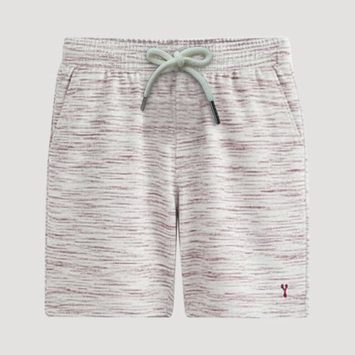 Next Lightweight Stag Logo Jogger Shorts in Textured Pink