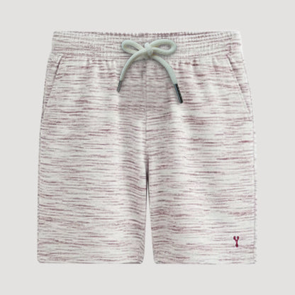 Next Lightweight Stag Logo Jogger Shorts in Textured Pink