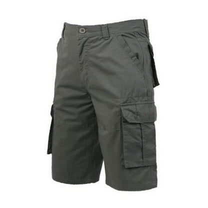 156-2829 C&A Regular Fit Cargo Shorts in Dark Grey