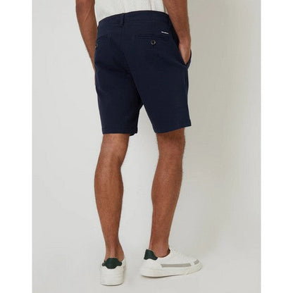 Threadbare Northsea Slim Fit Chino Shorts in Navy