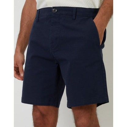 Threadbare Northsea Slim Fit Chino Shorts in Navy