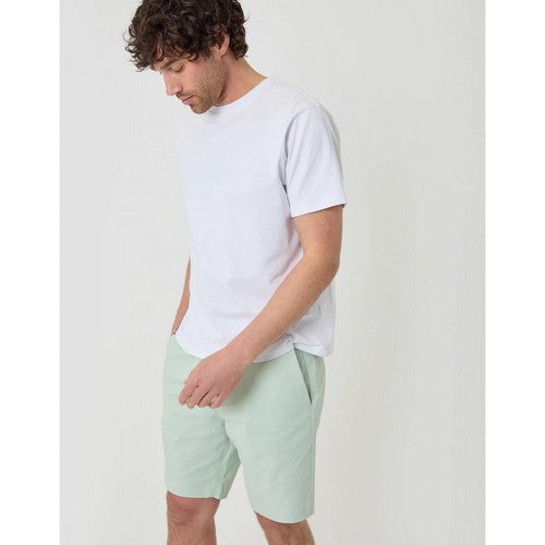 Threadbare Northsea Slim Fit Chino Shorts in Sage