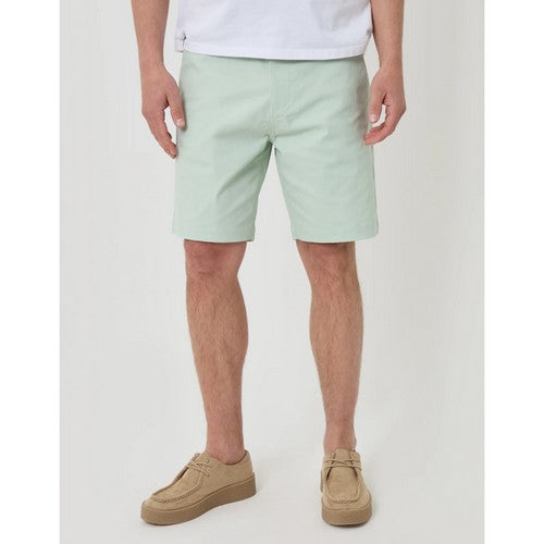 TBMS05697B Threadbare Northsea Slim Fit Chino Shorts in Sage