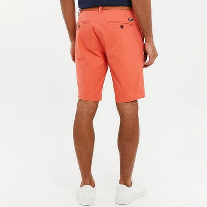 Threadbare Conta Slim Fit Chino Shorts in Coral