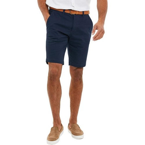 Threadbare Conta Slim Fit Chino Shorts in Navy