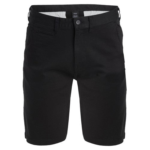 MTSC-4500-BK Flex Stretch Cotton Chino Shorts in Black
