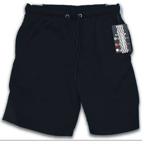 52-638 Game Time Contrast Basketball Jogger Shorts Black